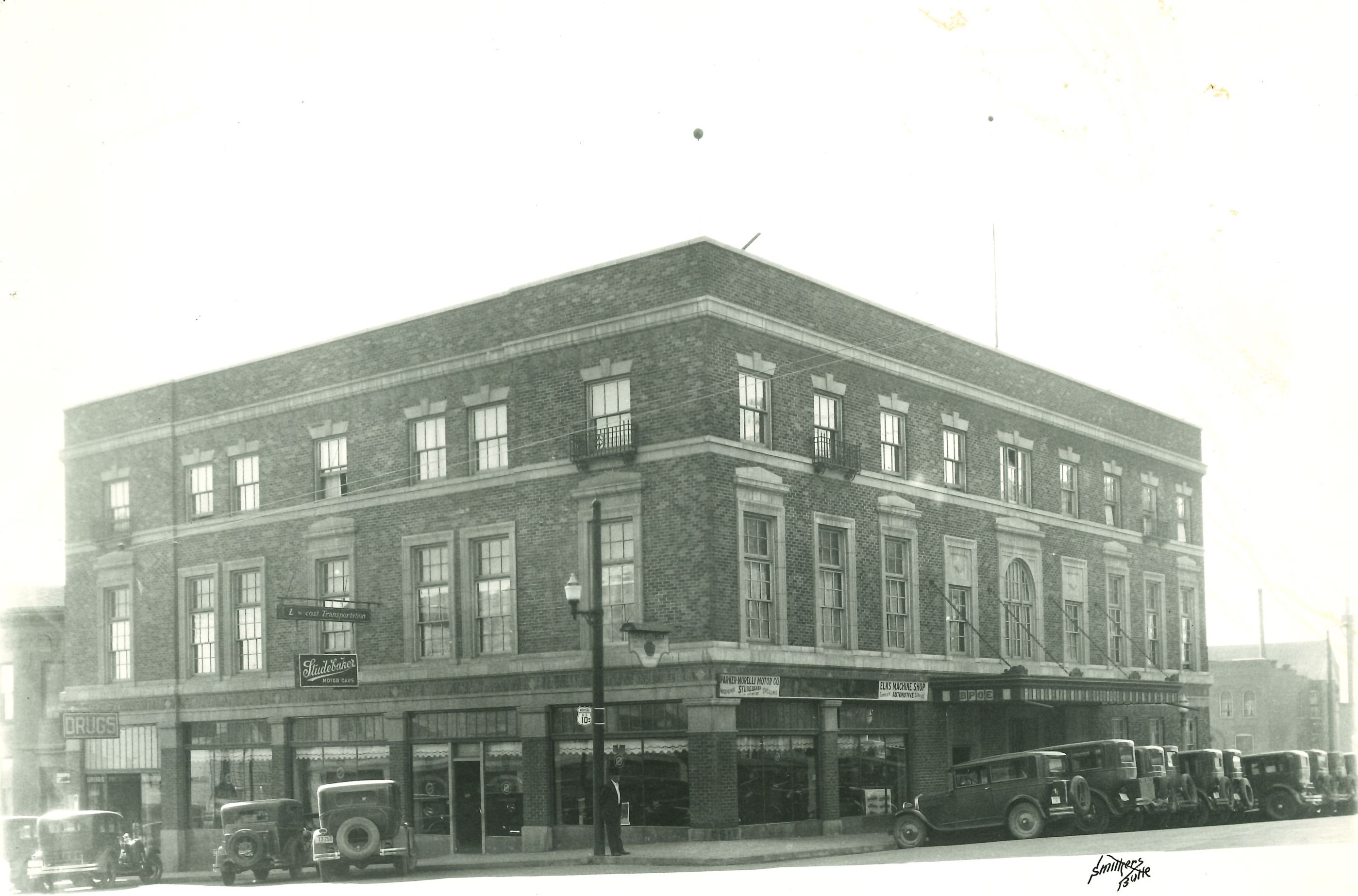 Elks' Lodge Exterior in 1927
